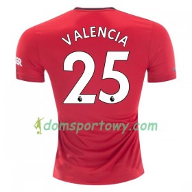 Koszulka Manchester United Antonio Valencia 25 Domowe Koszulki Piłkarskie 2019-2020 Krótki Rękaw